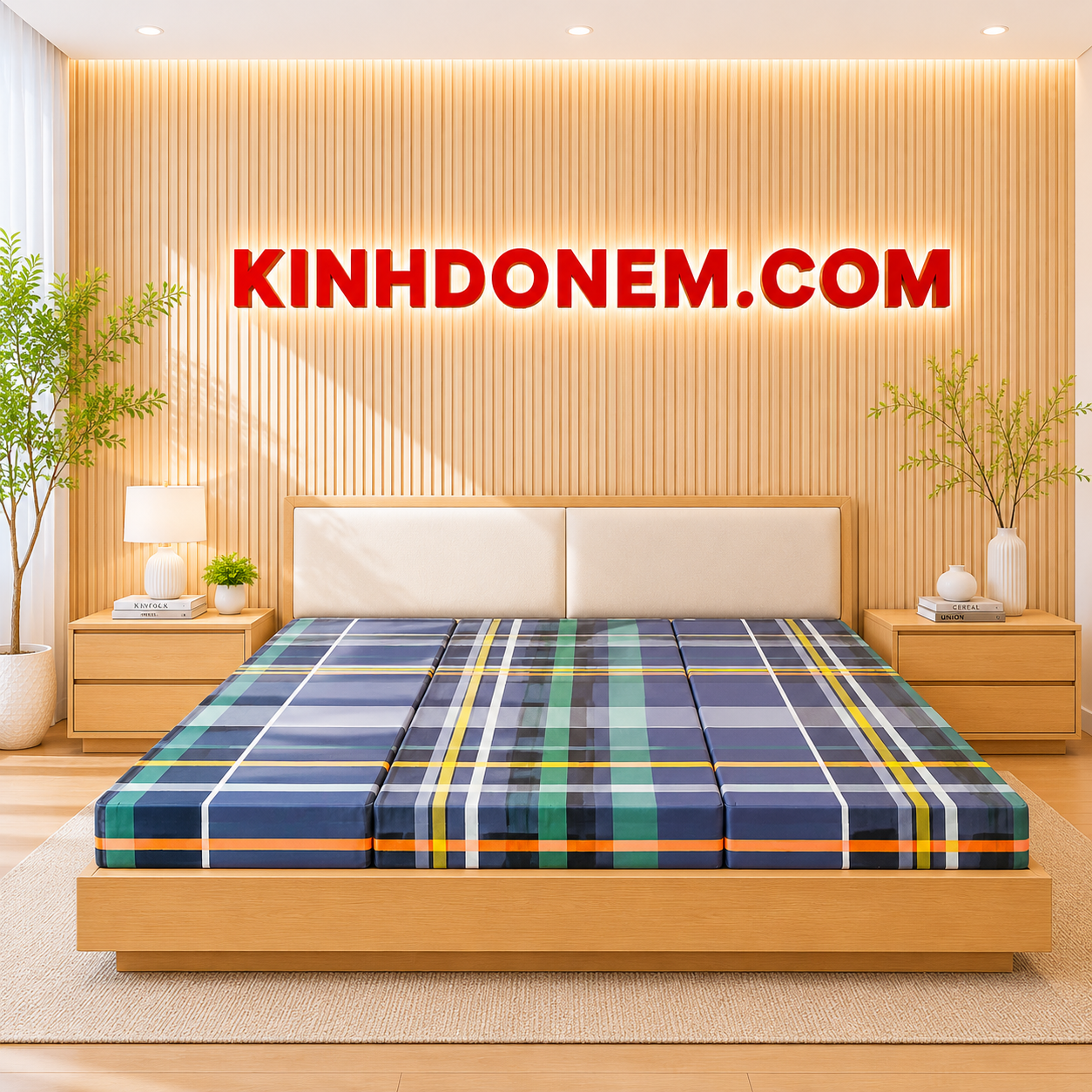 ChatGPT Image 14_53_54 26 thg 5, 2026 Nệm bông ép gấp 3 Cosyhan 9P áo cotton cao cấp thiết kế tiện lợi chắc chắn và thoáng mát cho gia đình
