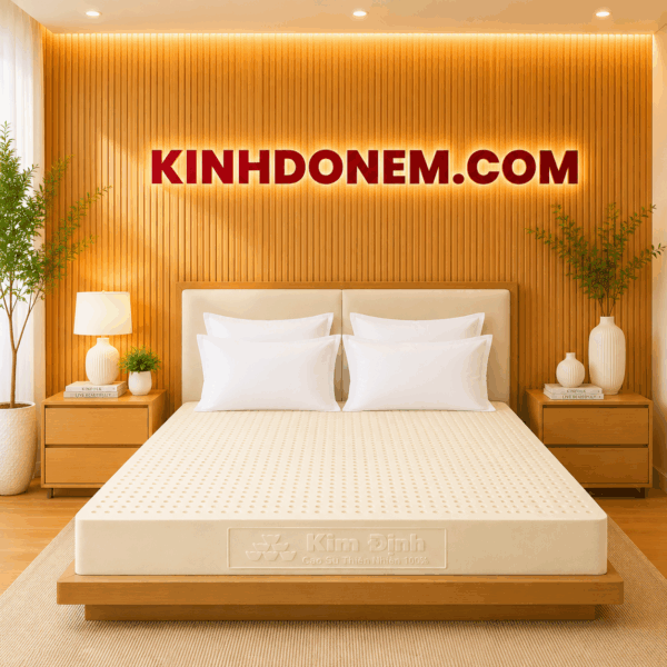 Nệm cao su thiên nhiên 100% Kim Đỉnh Classic nâng đỡ cột sống hiệu quả
