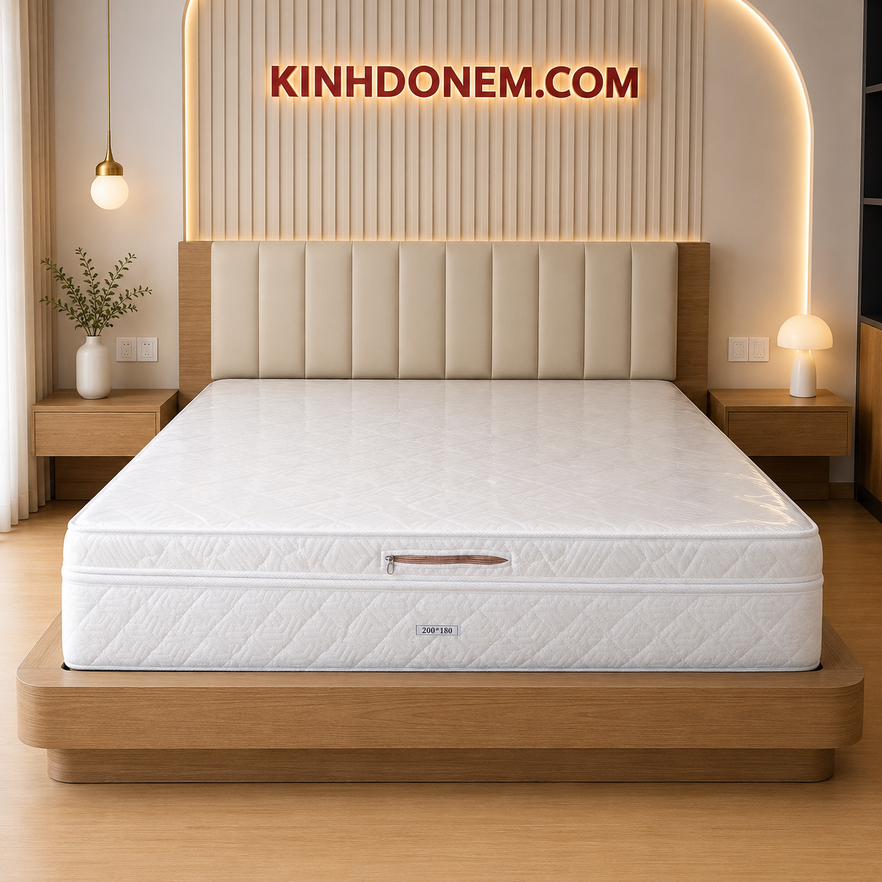 Nem-lò-xo-túi-hybrid-latex-cao-su-thien-nhiên Nệm lò xo túi Hybrid Latex cao cấp Việt Mỹ kết hợp cao su thiên nhiên và lò xo túi độc lập nâng đỡ êm ái
