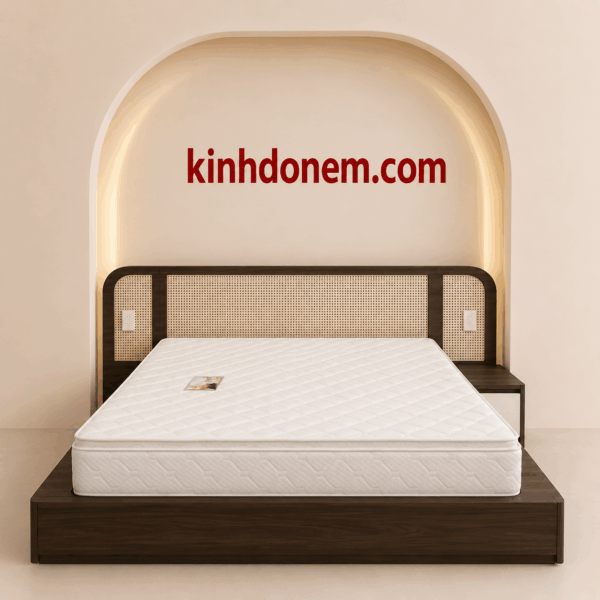 Nệm lò xo liên kết 3 viền Beta Việt Mỹ cao cấp nâng đỡ chắc chắn, bền bỉ cho gia đình và khách sạn.